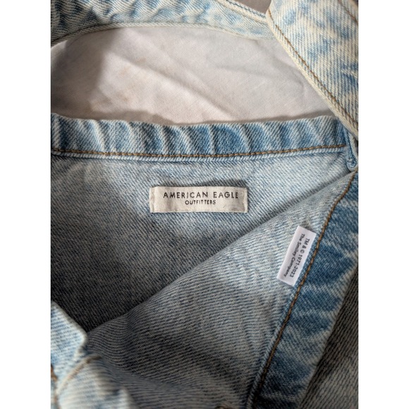 American Eagle Outfitters Denim Smiley Yin Yang Tote Bag - Picture 2 of 7